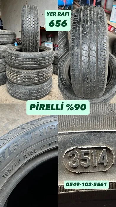 195/60R16C 99/97T PİRELLİ (Y14) 4 ADET
