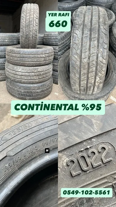 195/60R16C 99/97H CONTİNENTAL (Y22) 4 ADET