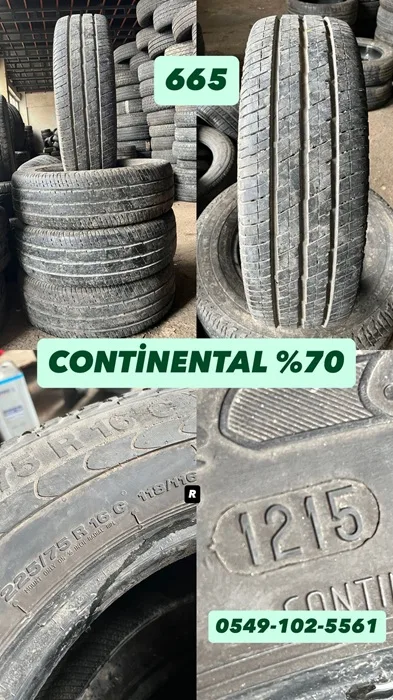 225/75R16C 118/116R CONTİNENTAL (Y15) 4 ADET