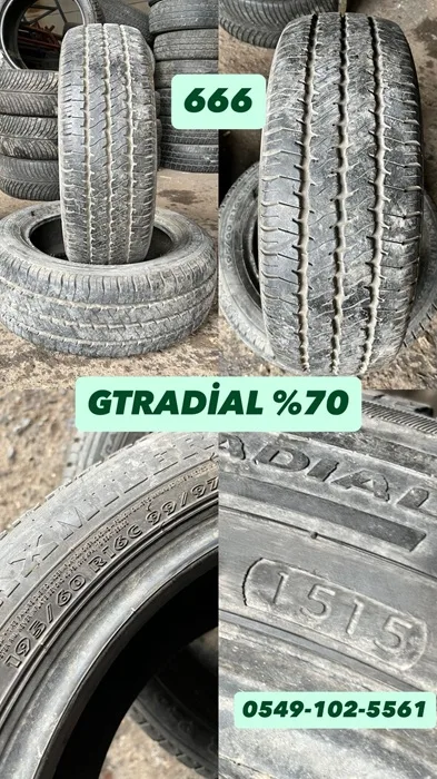 195/60R16C 99/97H GTRADİAL (Y15) 2 ADET