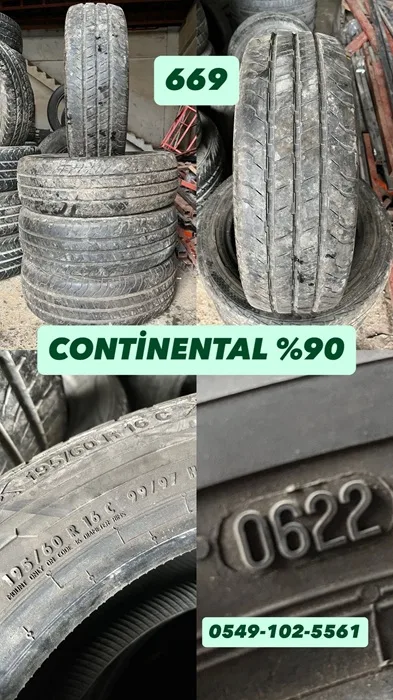 195/60R16C 99/97H CONTİNENTAL (Y22) 4 ADET