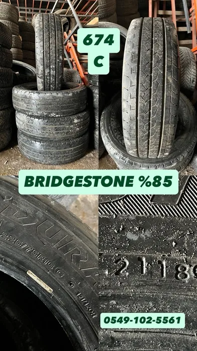 225/75R16C 121/120R BTIDGESTONE (Y18) 4 ADET