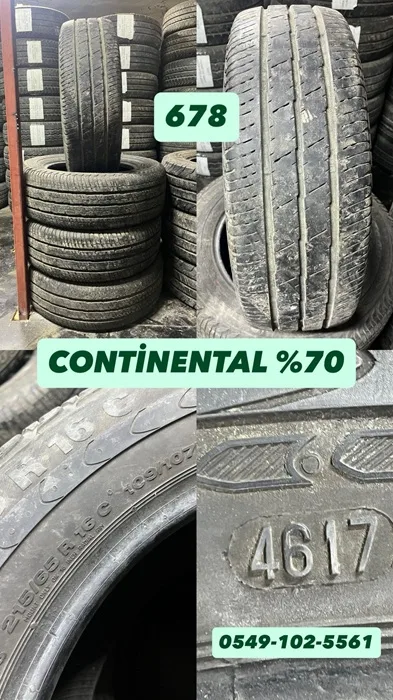 215/65R16C 109/107T CONTINENTAL (Y17) 4 ADET