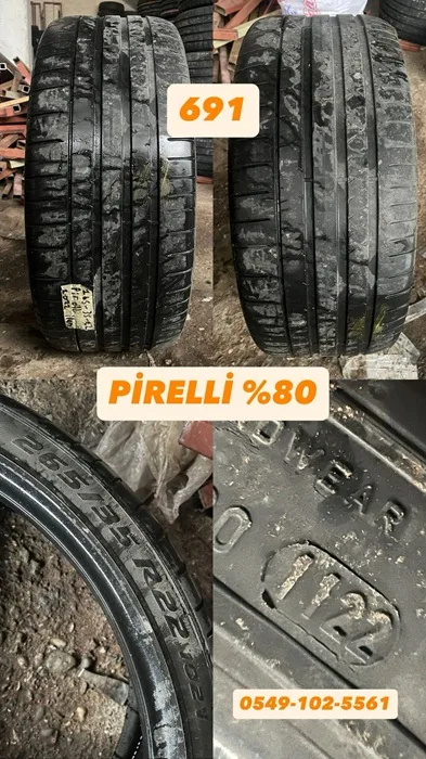 265/35R22 102V PİRELLİ (Y22) 1 ADET