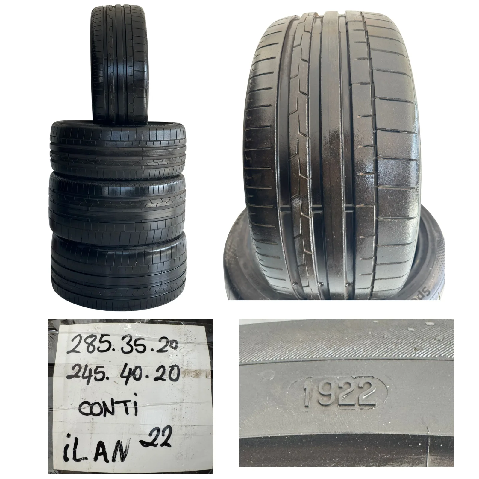 285/35R20 / 245/40R20 99Y SPORT CONTACT 6 CONTINENTAL