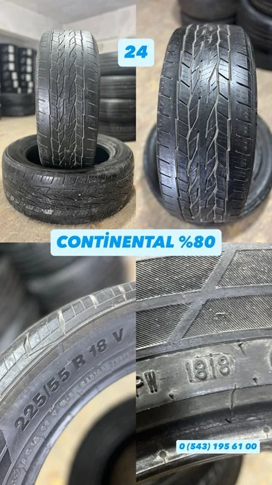 225/55R18 98V CONTİNENTAL (K18) 2 ADET