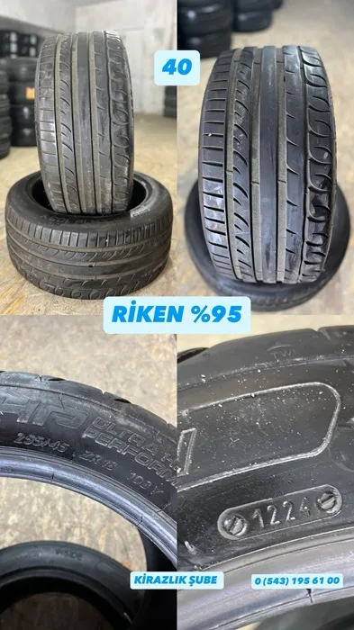 255/45RZR18 103Y RİKEN (Y24) 2 ADET