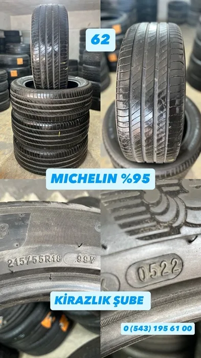 215/55R18 99V MICHELIN (Y22) 4 ADET