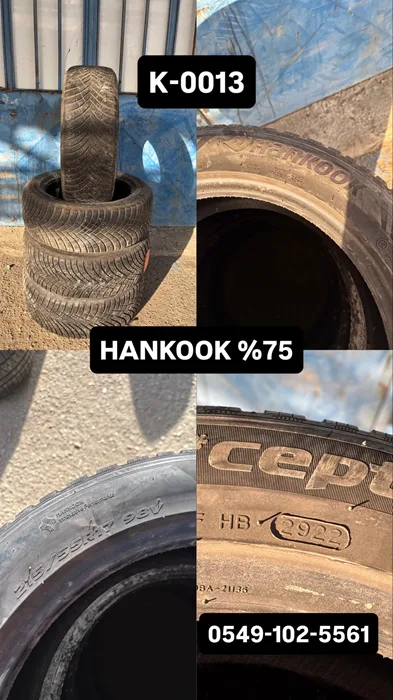 215/55R17 98V HANKOOK (K22) 4 ADET