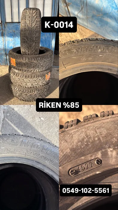215/55R17 98V RİKEN (K22) 4 ADET