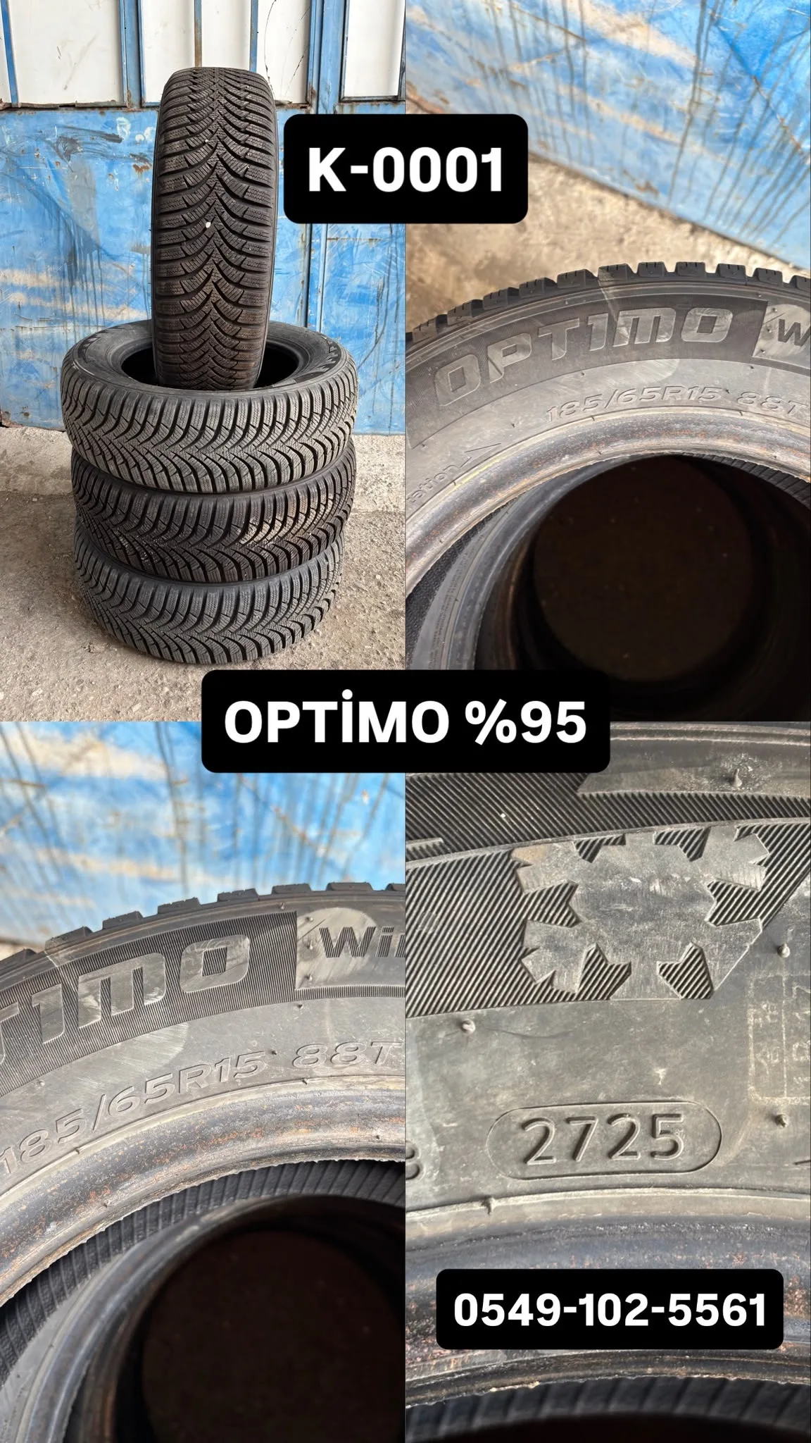 185/65R15 88T OPTİMO (K25) 4 ADET
