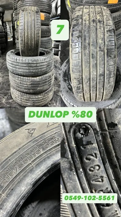 215/55R16 93H DUNLOP (Y21) 4 ADET