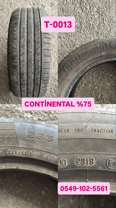 235/55R19 101Y CONTİNENTAL (Y19) 1 ADET
