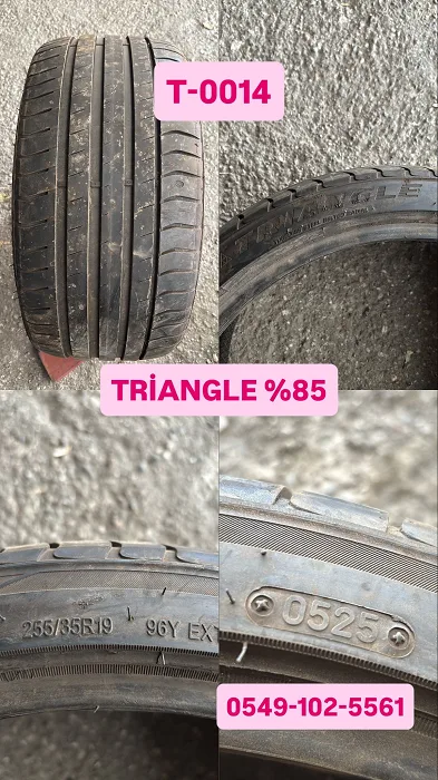 255/35R19 96Y TRİANGLE (Y25) 1 ADET