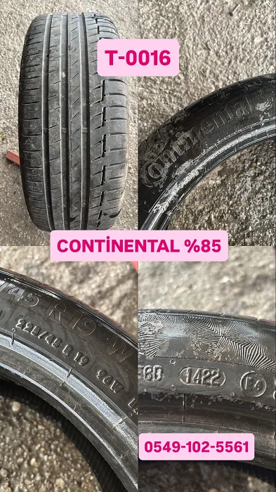 225/45R19 96W CONTİNENTAL (Y22) 1 ADET