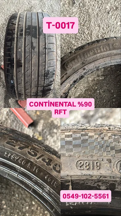 275/40R19 101W CONTİNENTAL RFT (Y19) 1 ADET
