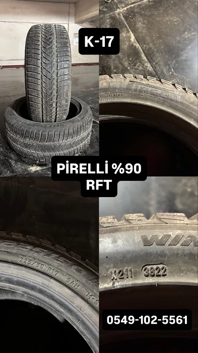 225/50R17 PİRELLİ (K22) 2 ADET