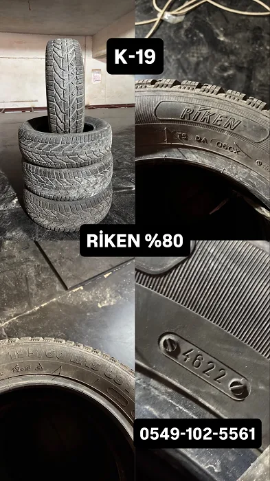195/60R15 88T RİKEN (K22) 4 ADET