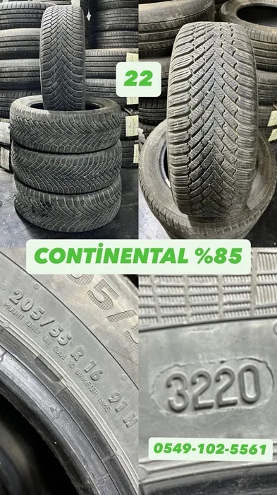 205/55R16 91H CONTINENTAL (K20) 4 ADET