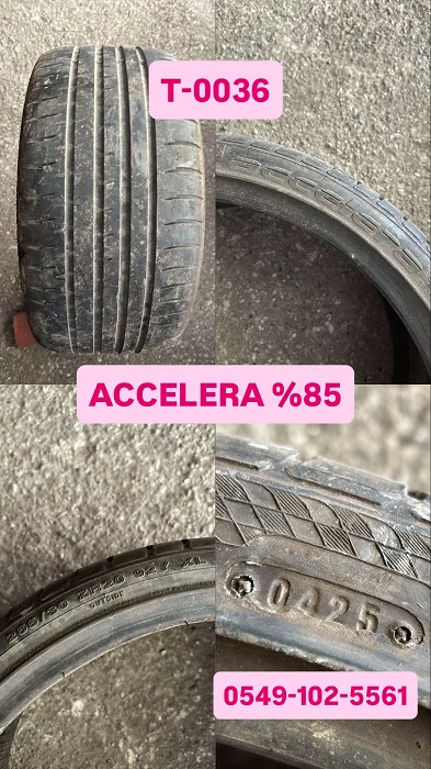 255/30ZR 20 92Y XL ACCELERA (Y25) 1 ADET