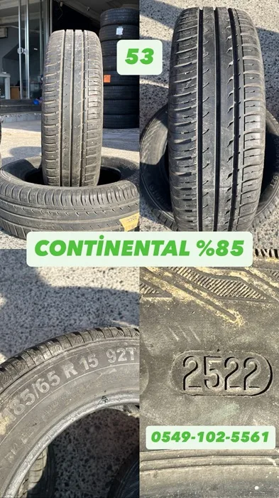 185/65R15 92T COTİNENTAL (Y22) 2 ADET