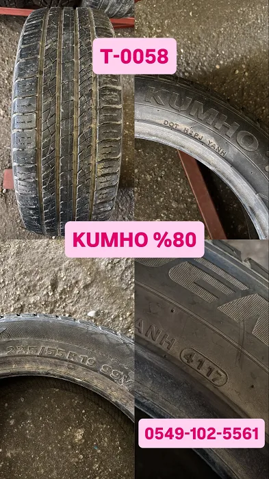 225/55R19 99V KUMHO (Y17) 1 ADET