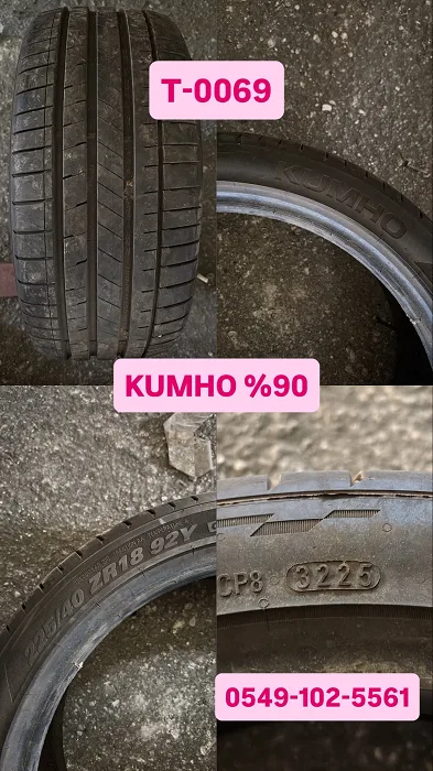 225/40ZR18 92Y KUMHO (Y25) 1 ADET
