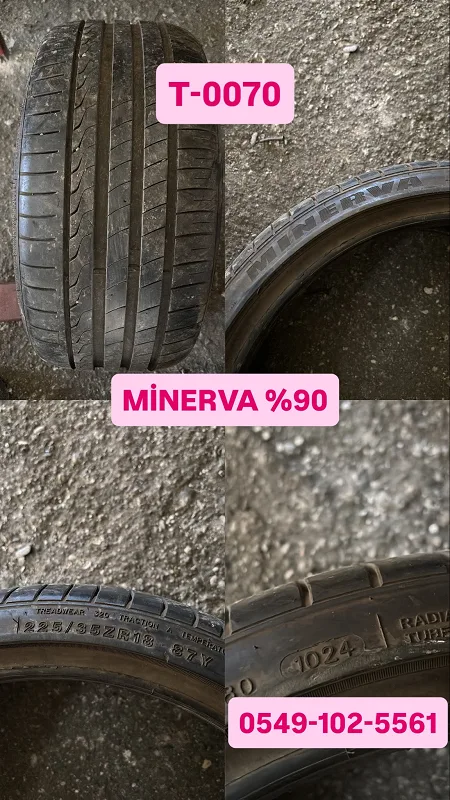 225/35ZR18 87Y MİNERVA (Y24) 1 ADET