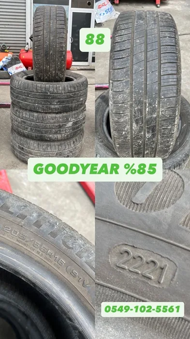 205/55R16 91V GOODYEAR (Y21) 4 ADET