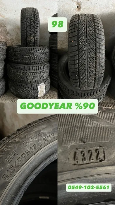 215/50R17 95V GOODYEAR (K22) 4 ADET