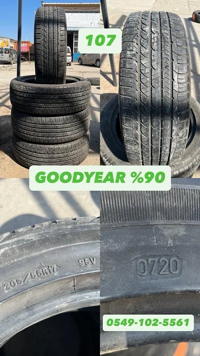 205/55R17 95V GOODYEAR (Y20) 4 ADET