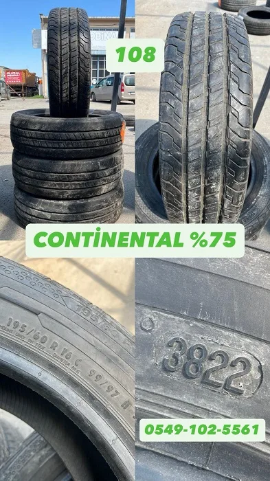 195/60R16C CONTİNENTAL (Y22) 4 ADET