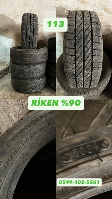 225/55R17C 109/107H RİKEN (Y24) 4 ADET