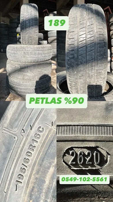 195/60R16C PETLAS (Y20) 4 ADET