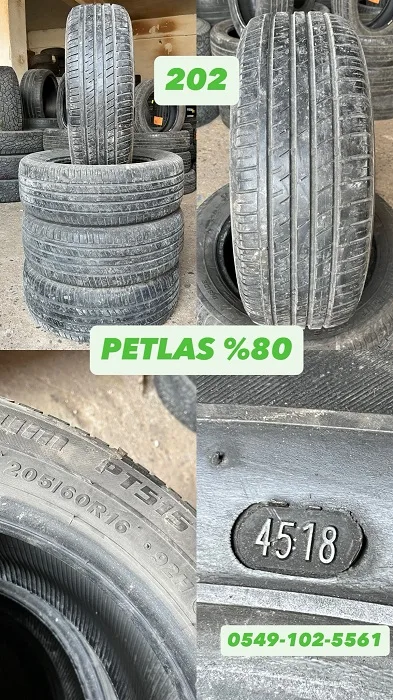 205/60R16 92H PETLAS (Y18) 4 ADET