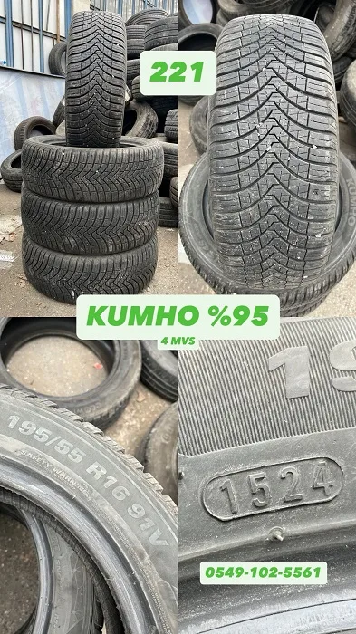 195/55R16 91V KUMHO (M24) 4 ADET
