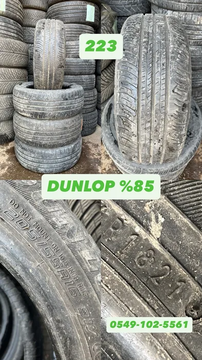 205/55R16 91V DUNLOP (Y21) 4 ADET