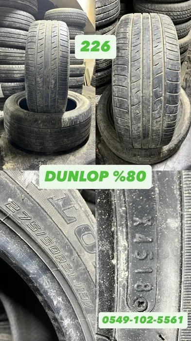 275/50R21 113V DUNLOP (Y18) 2 ADET