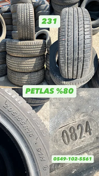 205/55R16 91H PETLAS (Y24) 4 ADET