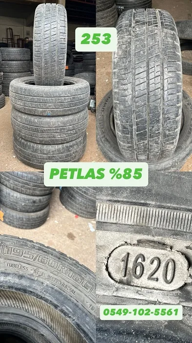 195/60R16C PETLAS (Y20) 4 ADET