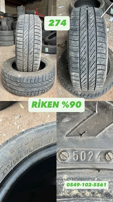 225/55R17C 109/107H RİKEN (Y24) 2 ADET