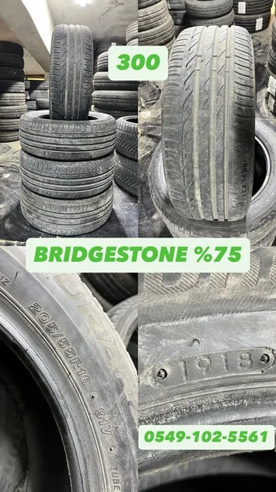 205/55R16 91V BRIDGESTONE (Y18) 4 ADET