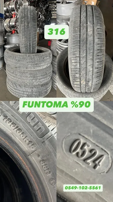 185/65R15 88H FUNTOMA (Y24) 4 ADET