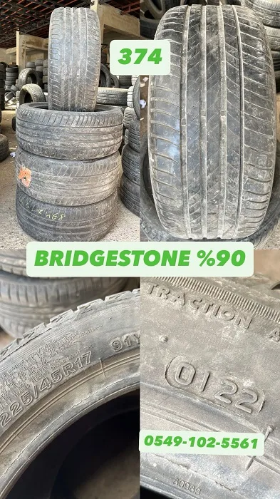 225/45R17 91Y BRIDGESTONE (Y22) 2 ADET