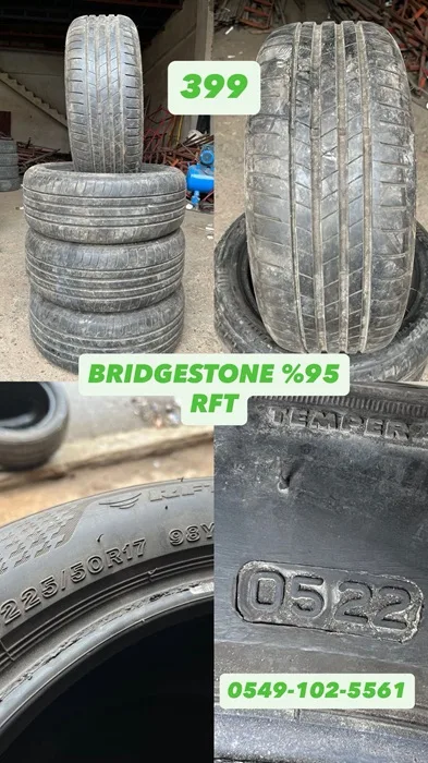 225/50R17 98Y BRIDGESTONE RFT (Y22) 4 ADET