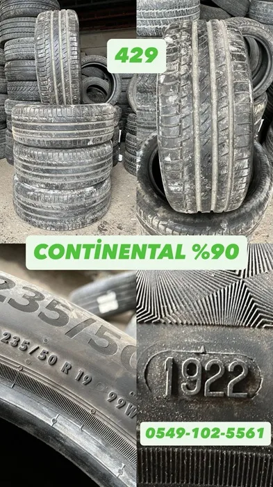 235/50R19 99W CONTİNENTAL RFT (Y22) 4 ADET