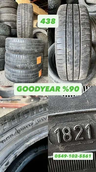 205/55R17 91V GOODYEAR (Y21) 4 ADET