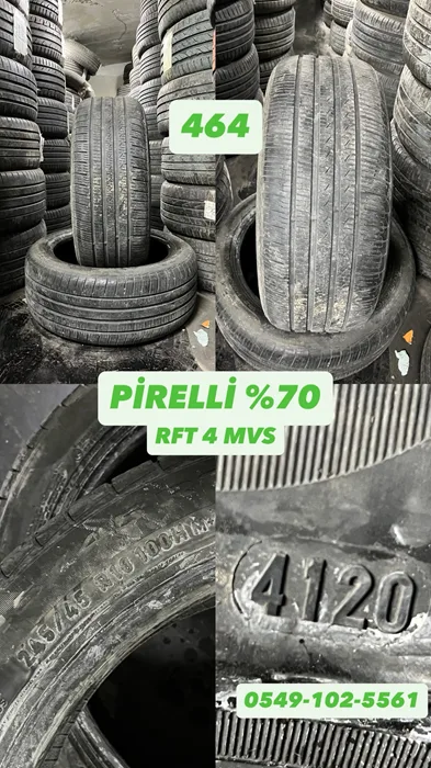 245/45R18 100H PİRELLİ RFT (M20) 2 ADET