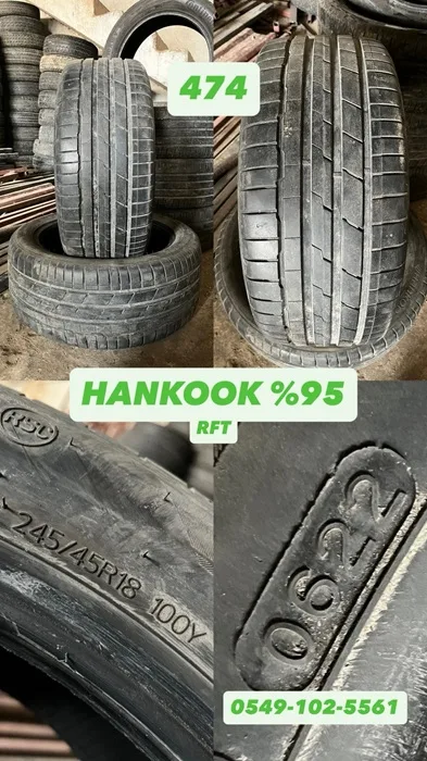 245/45R18 100Y HANKOOK RFT (Y22) 2 ADET