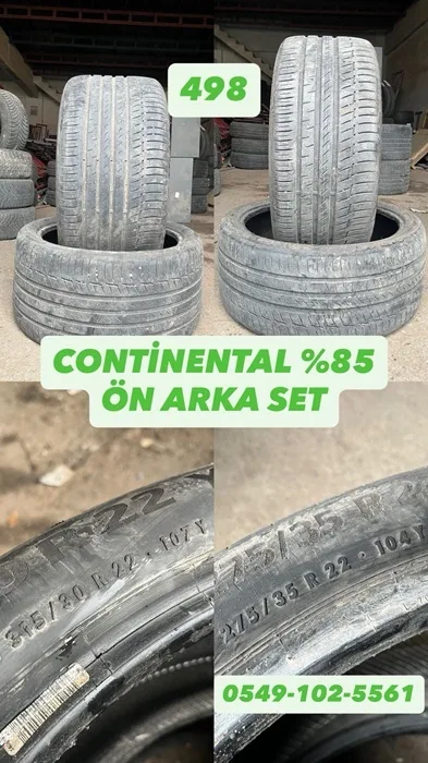 315/30R22 / 275/35R22 105Y CONTİNENTAL (Y19) SET
